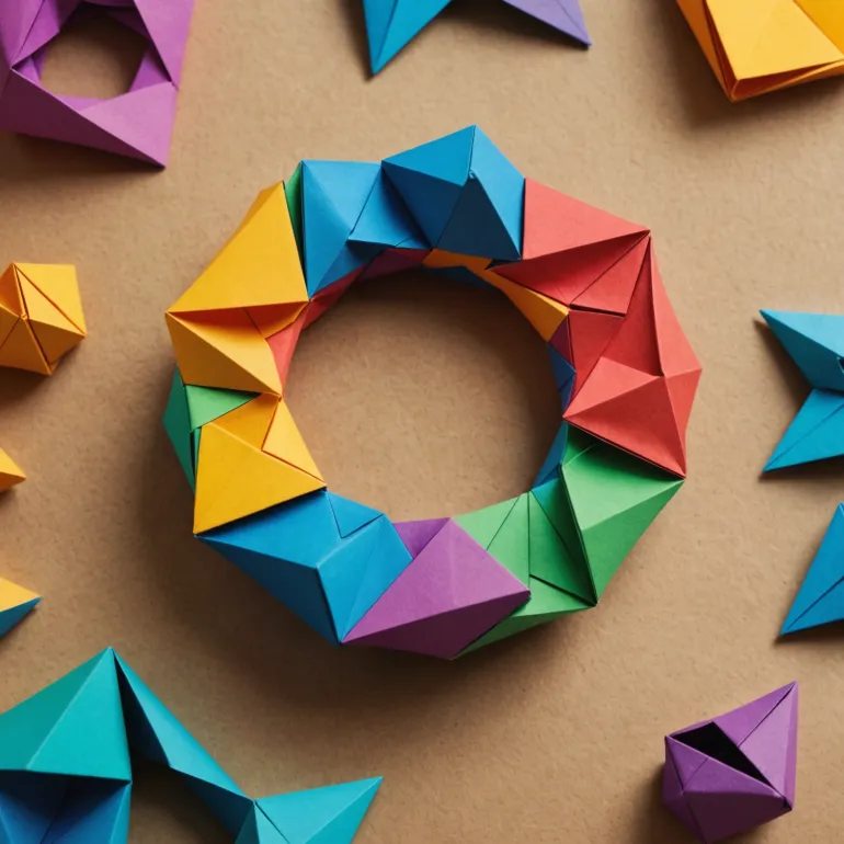 Как сделать кольцо из бумаги: искусство оригами и плетения в вашем творчестве