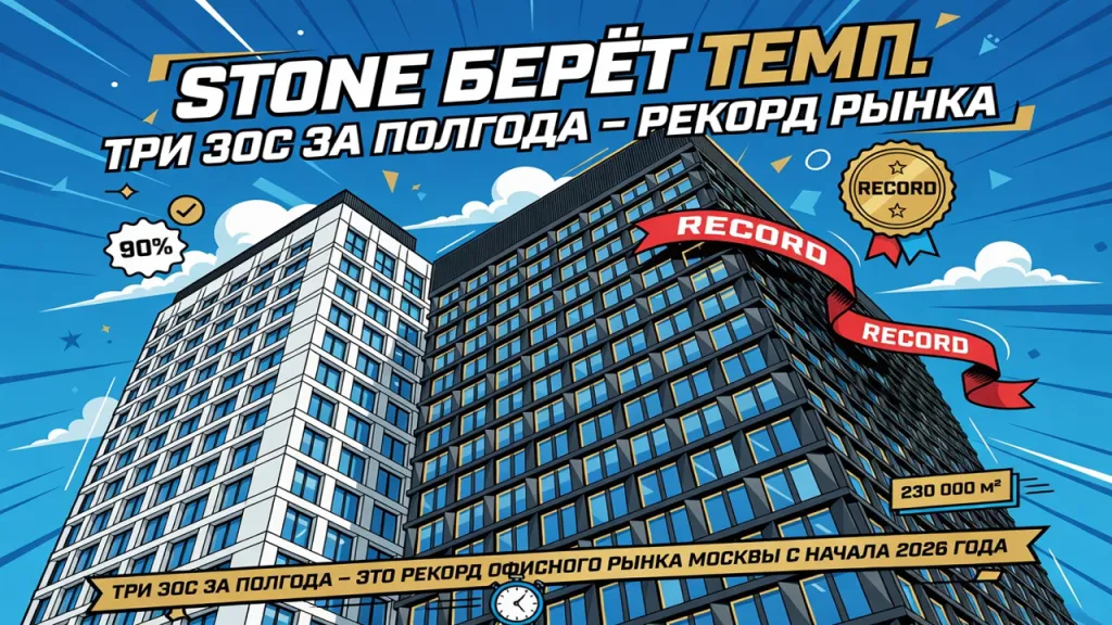 STONE берёт темп. Три ЗОС за полгода - рекорд рынка